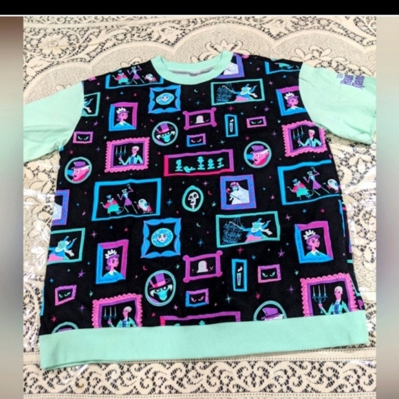 Disney Tops - Halloween Disney Haunted Mansion T Shirt Lounge Top Costume Gift Spooky